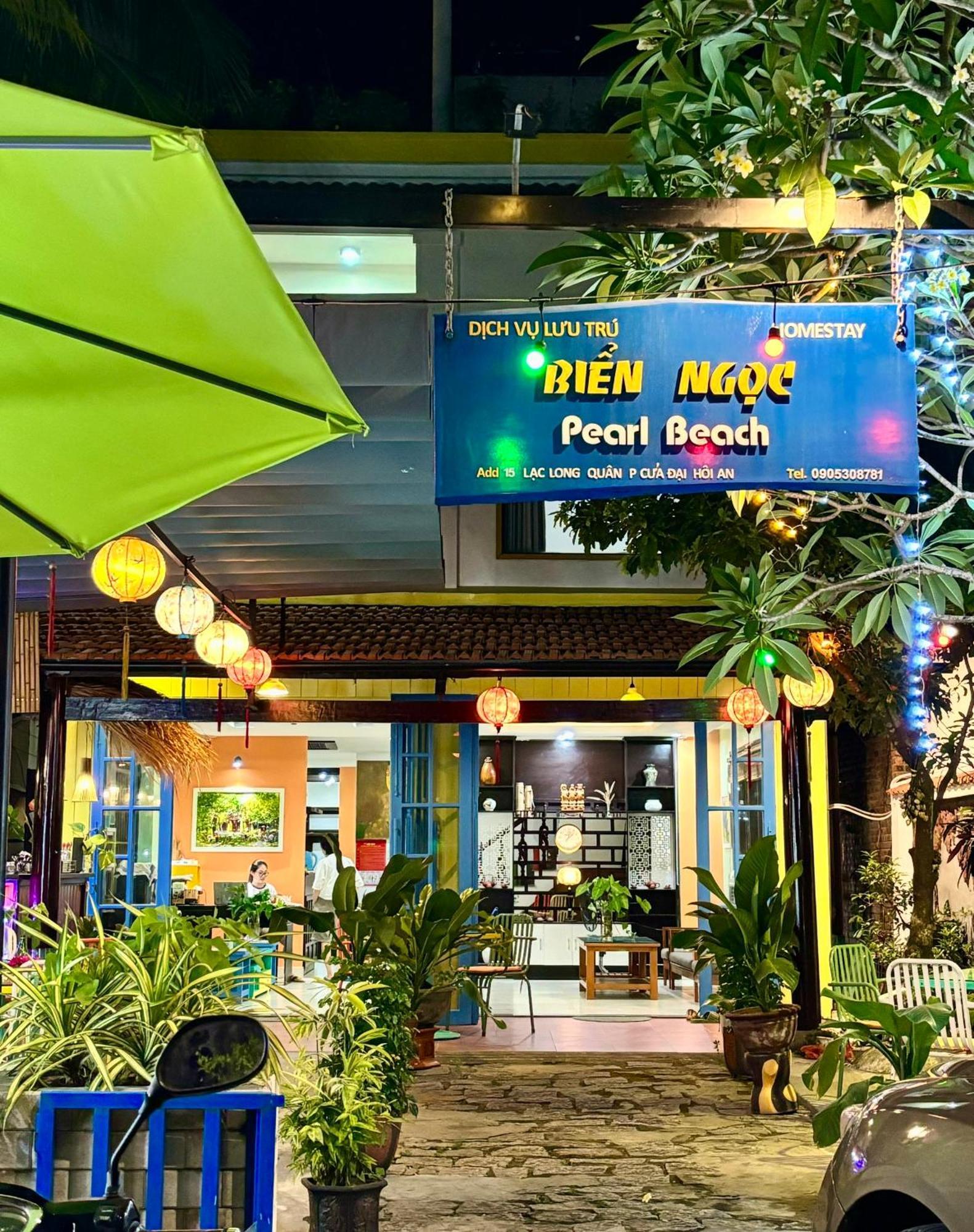 Pearl Beach Homestay ฮอยอัน ภายนอก รูปภาพ